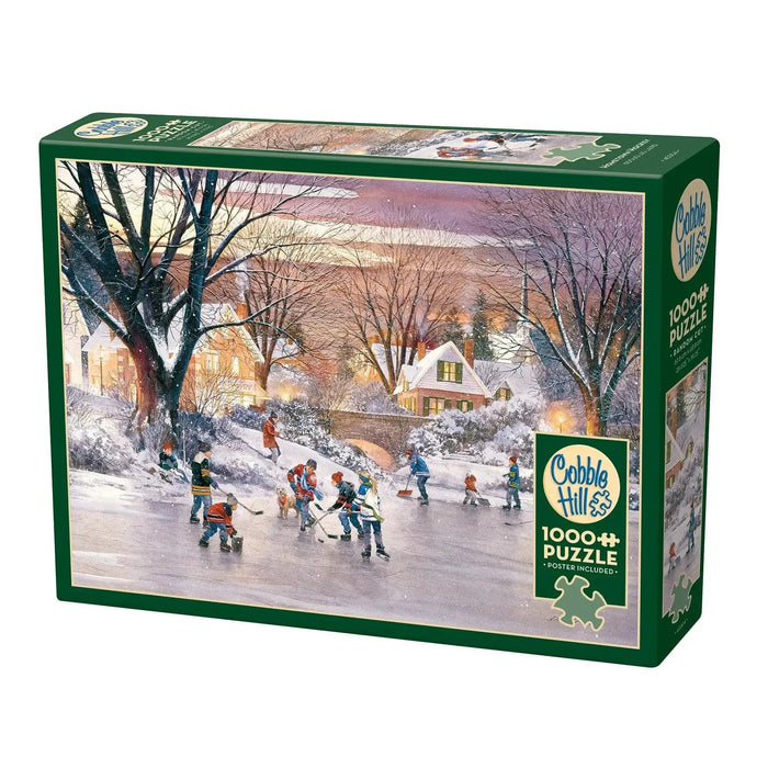 Hometown Hockey 1000 Piece Jigsaw Puzzle Cobble Hill - for just $19.99! 