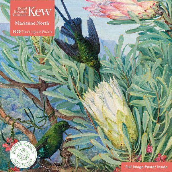 Honeyflowers & Honeysuckers by M. North 1000 Piece Jigsaw Puzzle Flame Tree - for just $19.99! 