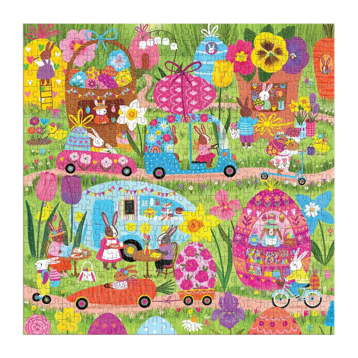 Hoppin' Around 500 Piece Jigsaw Puzzle Mudpuppy - for just $17.99! 