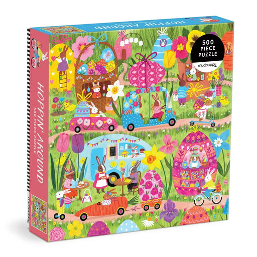 Hoppin' Around 500 Piece Jigsaw Puzzle Mudpuppy - for just $17.99! 