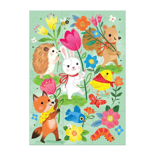 Hoppy Easter Greeting Card 12 Piece Jigsaw Puzzle Mudpuppy - for just $7.99! 