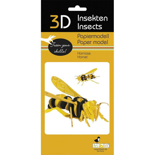 Hornet 3D Cardboard Model Kit Fridolin - for just $7.99! 