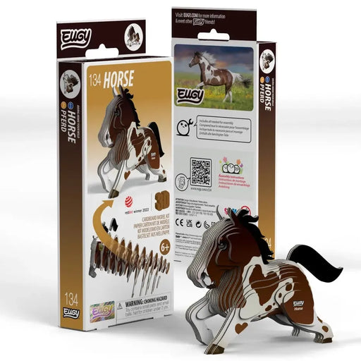 Horse 3D Cardboard Model Kit Eugy - for just $11.99! 