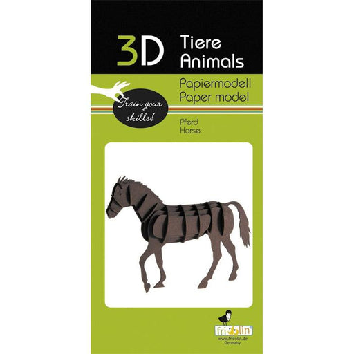 Horse 3D Cardboard Model Kit Fridolin - for just $7.99! 