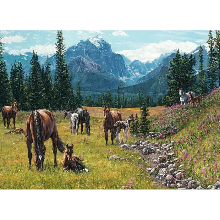 Horse Meadow 1000 Piece Jigsaw Puzzle Cobble Hill - for just $19.99! 