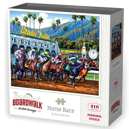 Horse Race 210 Piece Jigsaw Puzzle Boardwalk - for just $11.99! 
