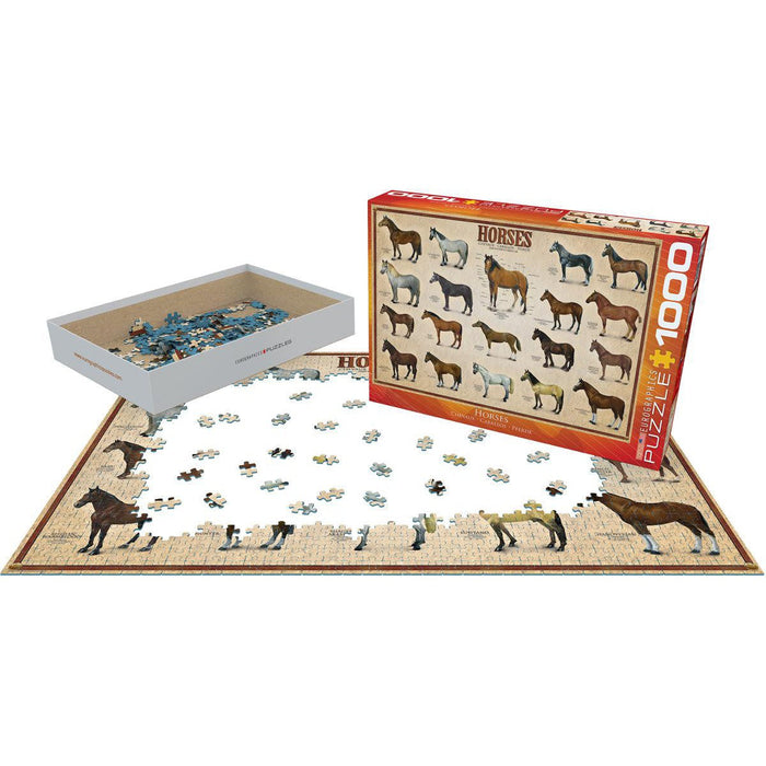 Horses 1000 Piece Jigsaw Puzzle Eurographics - for just $19.99! 