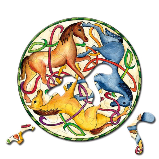 Horses 33 Piece Mini Matchbox Jigsaw Puzzle Curiosi - for just $5.99! 