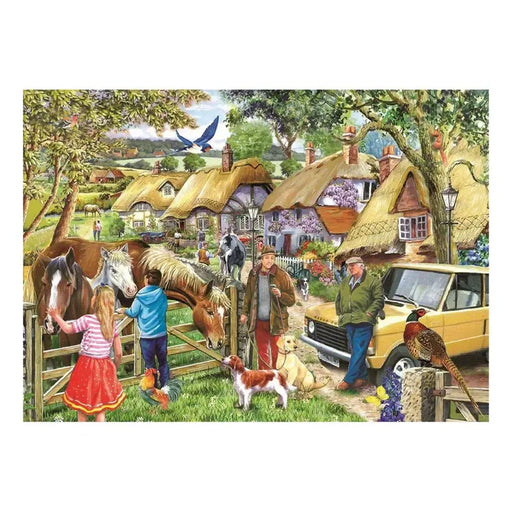 Horses & Hounds 500 Big Piece Jigsaw Puzzle HOP - for just $24.99! 
