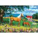 Horses in the Field 35 Piece Tray Jigsaw Puzzle Cobble Hill - for just $9.99! 
