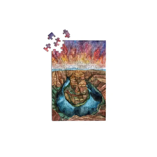 Horseshoe Bend Grand Canyon 150 Piece Mini Jigsaw Puzzle Micro Puzzles - for just $10.99! 