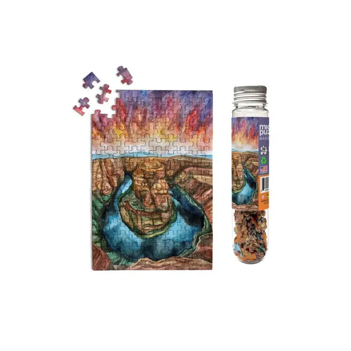 Horseshoe Bend Grand Canyon 150 Piece Mini Jigsaw Puzzle Micro Puzzles - for just $10.99! 