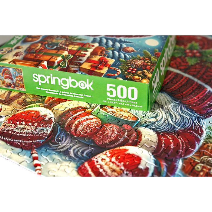 Hot Cocoa Season 500 Piece Jigsaw Puzzle Springbok - for just $17.99! 