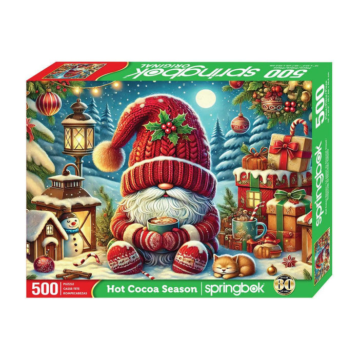 Hot Cocoa Season 500 Piece Jigsaw Puzzle Springbok - for just $17.99! 