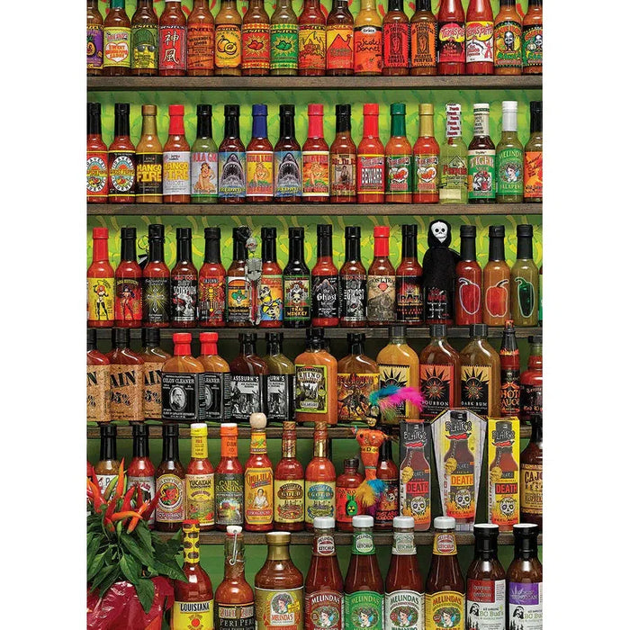 Hot Hot Sauce 1000 Piece Jigsaw Puzzle Cobble Hill - for just $19.99! 