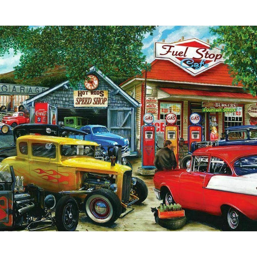 Hot Rod Cafe 1000 Piece Jigsaw Puzzle Springbok - for just $19.99! 