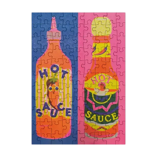 Hot Sauce 99 Piece Mini Jigsaw Puzzle Happily - for just $11.99! 