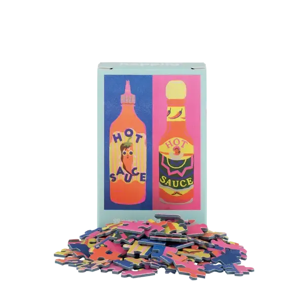 Hot Sauce 99 Piece Mini Jigsaw Puzzle Happily - for just $11.99! 