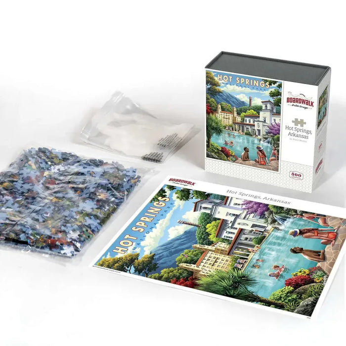 Hot Springs Arkansas 500 Piece Jigsaw Puzzle Boardwalk - for just $21.99! 
