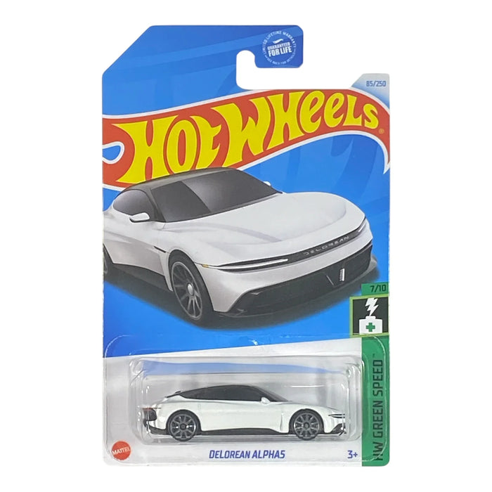 Hot Wheels DeLorean Alpha5 - Green Speed Series 7/10 - for just $1.79! 