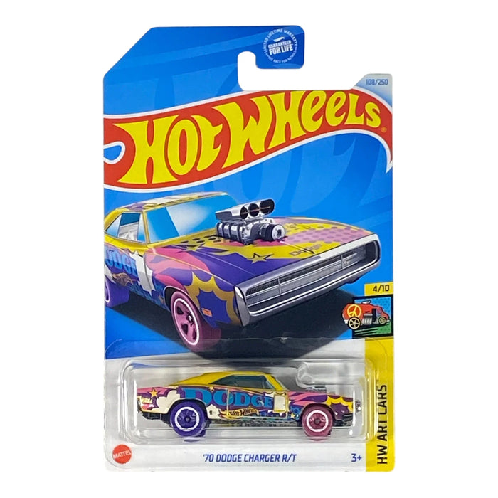 Hot Wheels '70 Dodge Charger R/T - Art Cars Series 4/10 - for just $1.79! 