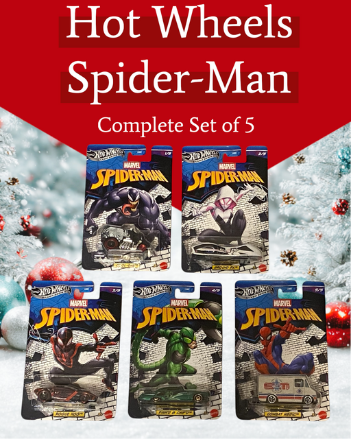 Hot Wheels - Silver Series - Spider-Man complete set of 5 (2026) - for just $29.99! 