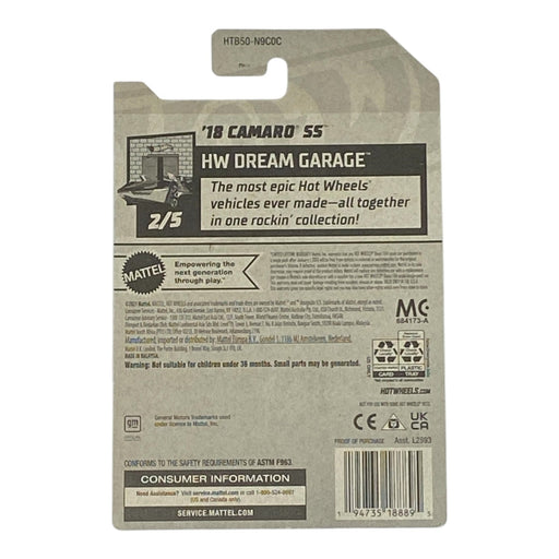 Hot Wheels '18 Camaro SS - HW Dream Garage Series 2/5 - for just $1.79! 