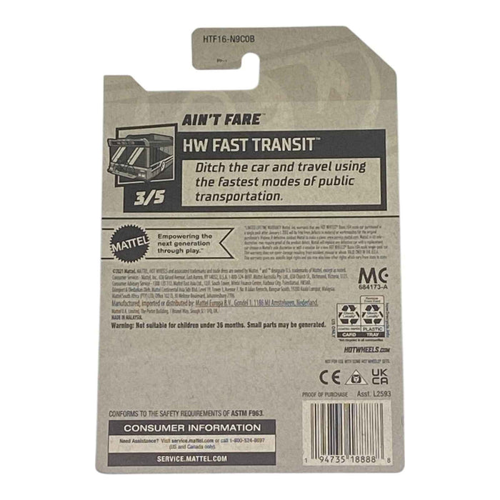 Hot Wheels Ain't Fare - HW Fast Transit Series 3/5 - for just $1.79! 