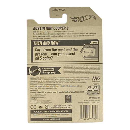 Hot Wheels Austin Mini Cooper S - Then and Now Series 1/10 - for just $1.89! 