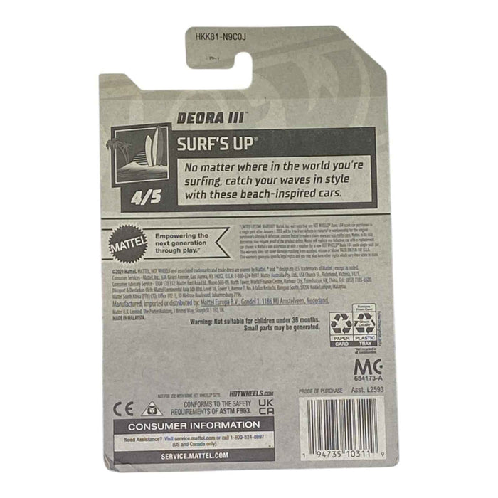 Hot Wheels Deora III - Surf's Up Series 4/5 - for just $1.79! 