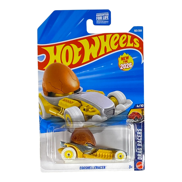 Hot Wheels EggShelleRacer - Drag Racers Series 4/10 - for just $1.99! 