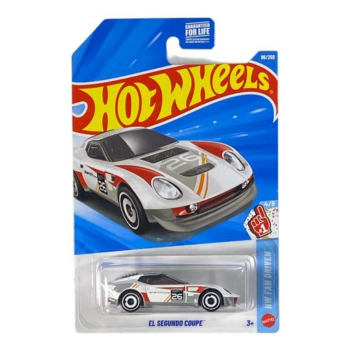 White Hot Wheels El Segundo Coupe HW Fan Driven - for just $1.99! 