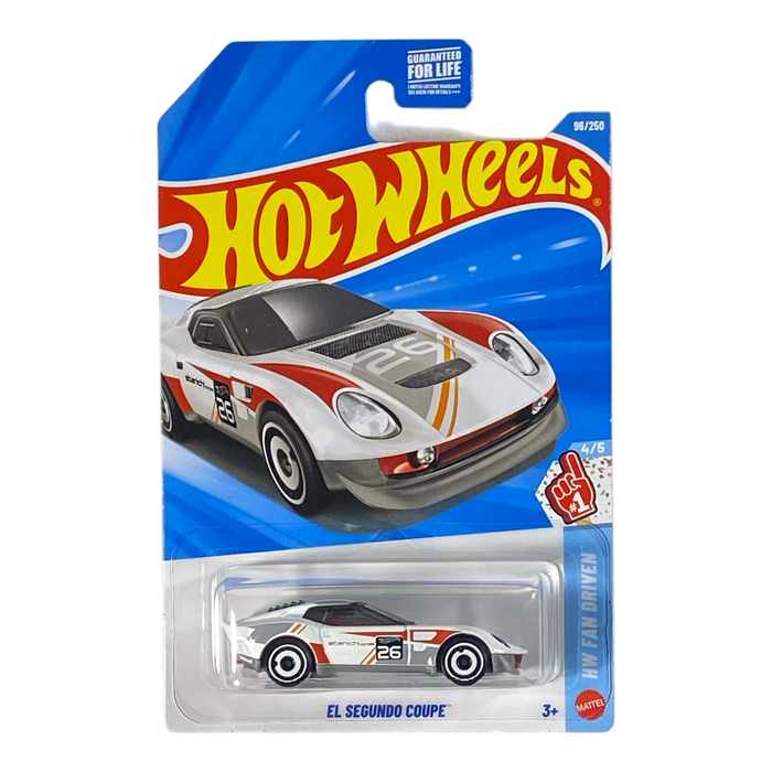White Hot Wheels El Segundo Coupe HW Fan Driven - for just $1.99! 