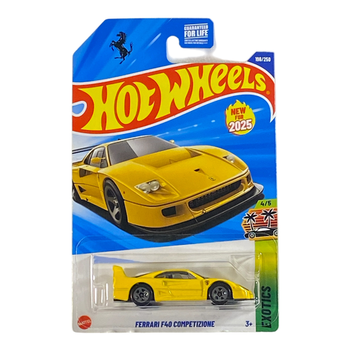 Hot Wheels Ferrari F40 Competizione | Exotics Series 4/5 - for just $4.99! 