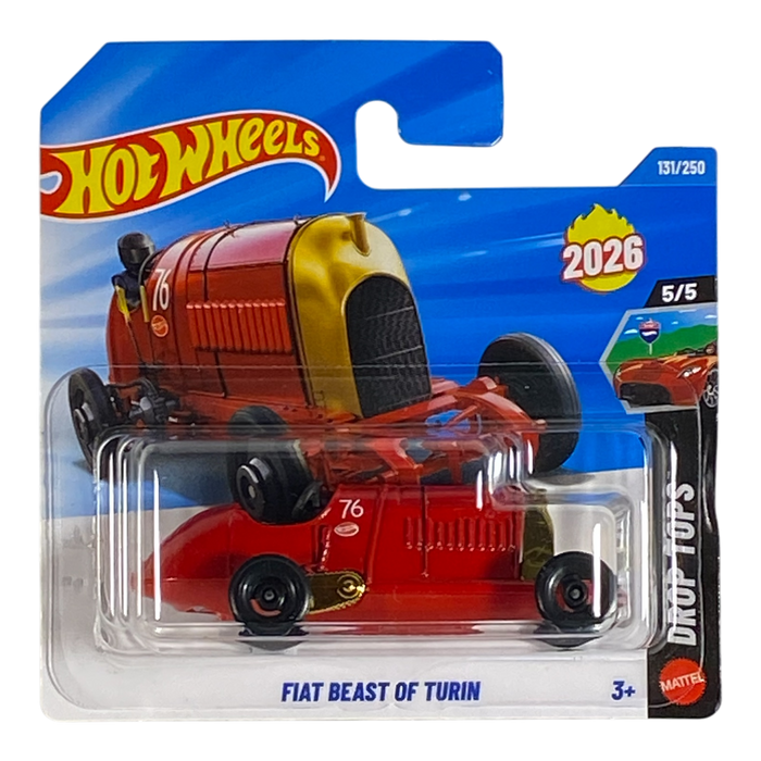 Hot Wheels Fiat Beast of Turin | Drop Tops Series 5/5 - for just $2.25! 