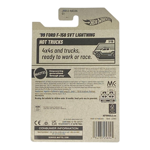 Hot Wheels '99 Ford F-150 SVT Lightning - Hot Trucks Series 7/10 - for just $1.79! 