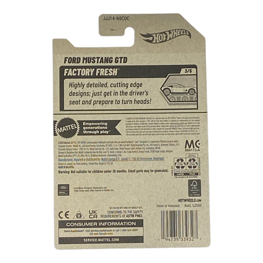 Hot Wheels Ford Mustang GTD - Factory Fresh Series 3/5 - for just $1.89! 