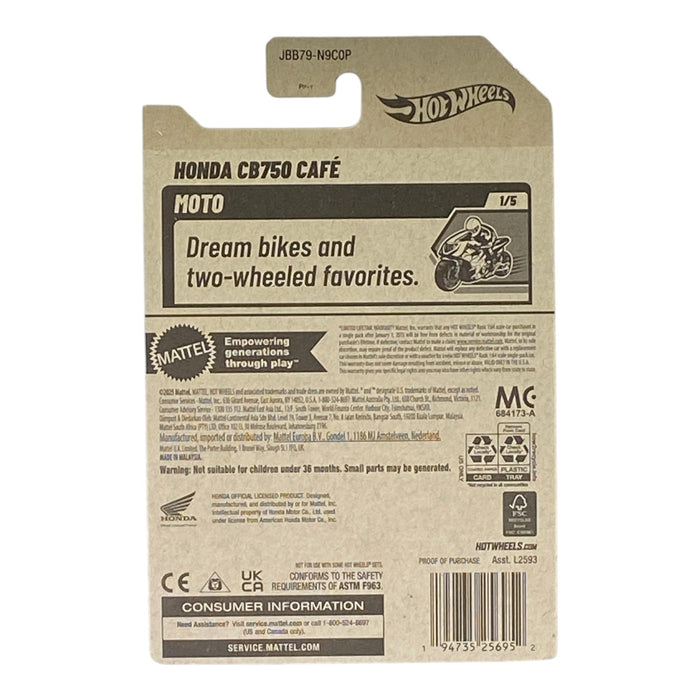 Hot Wheels Honda CB750 Cafe - Motto Series 1/5 - for just $1.79! 
