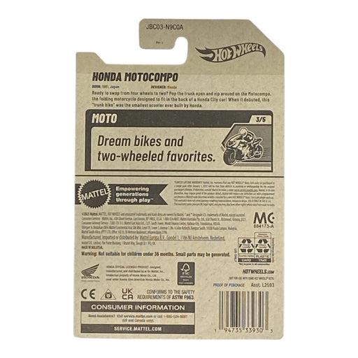 Hot Wheels Honda Motocompo - HW Motto Series 3/5 - for just $1.79! 