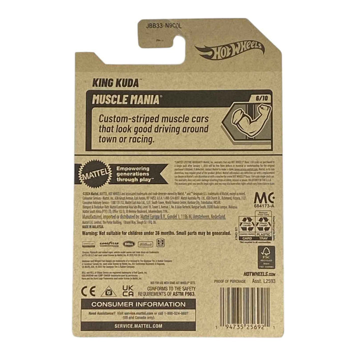 Hot Wheels King Kuda - Muscle Mania Series 6/10 (Damaged Packaging) - for just $1.54! 