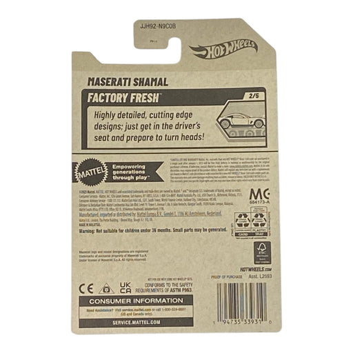 Hot Wheels Maserati Shamal | Factory Fresh Series 2/5 - for just $1.99! 