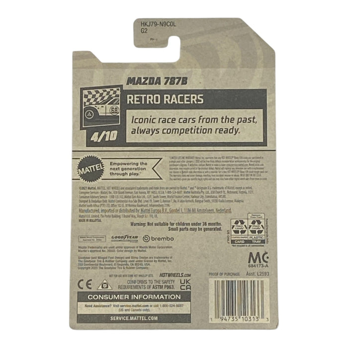 Hot Wheels Mazda 787B - Retro Racers Series 4/10 - for just $1.79! 