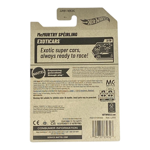 Hot Wheels McMurtry Speirling Exoticars 3/10 - for just $1.99! 