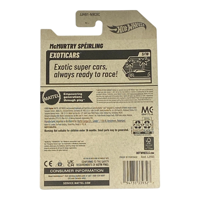 Hot Wheels McMurtry Speirling Exoticars 3/10 - for just $1.99! 