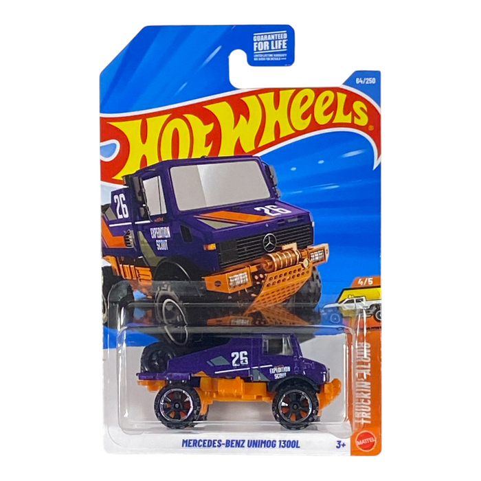 Hot Wheels Mercedes-Benz Unimg 1300L | Truckin' Along Series 4/5 - for just $1.99! 