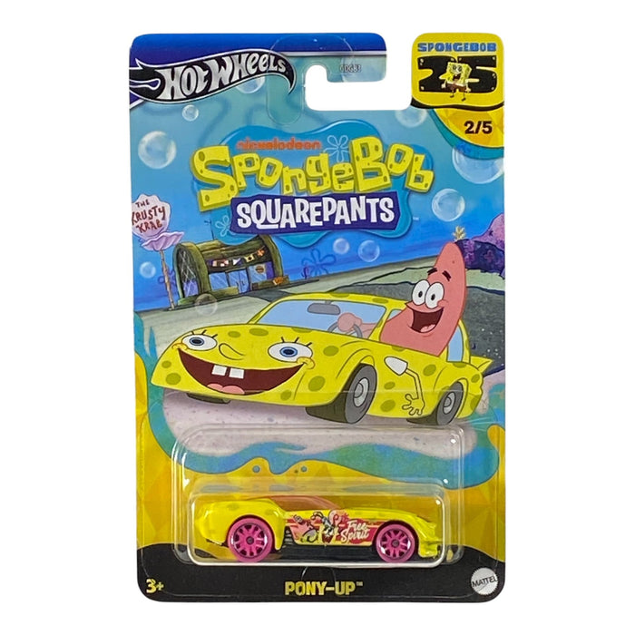 Hot Wheels Pony-Up - SpongeBob 25'th Anniversary Series 2/5 - for just $3.99! 