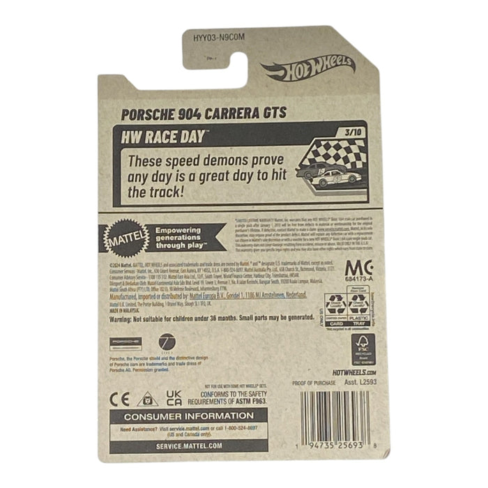 Hot Wheels Porsche 904 Carrera GTS - HW Race Day Series 3/10 - for just $1.79! 