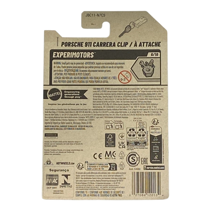 Hot Wheels Porsche 911 Carrera Clip / A Attache - Experimotors Series 6/10 - for just $1.79! 