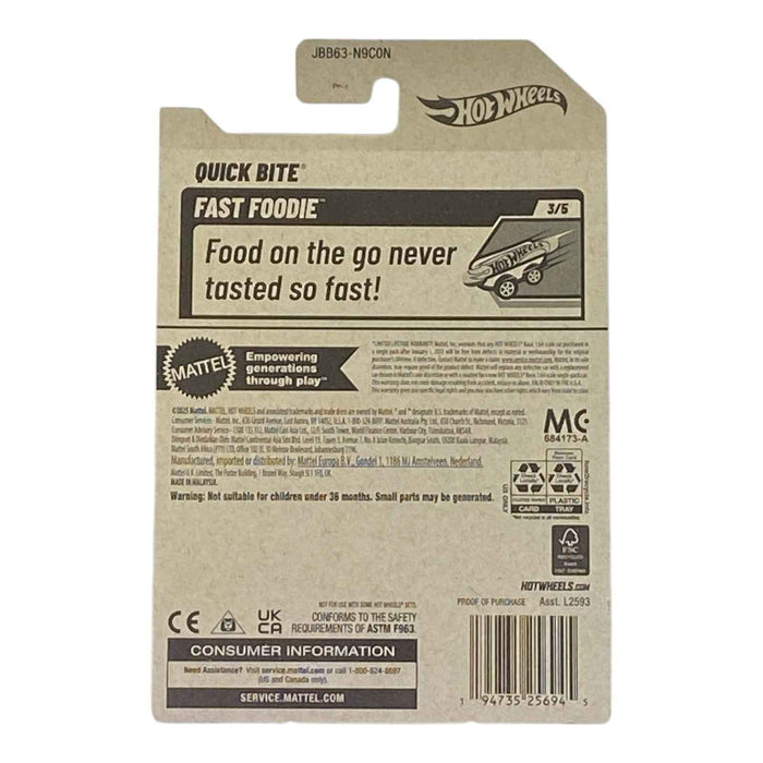 Hot Wheels Quick Bite - Fast Foodie Series 3/5 - for just $1.79! 