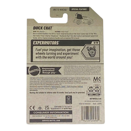 Hot Wheels Quick Chat - Experimotors Series 9/10 - for just $2.25! 